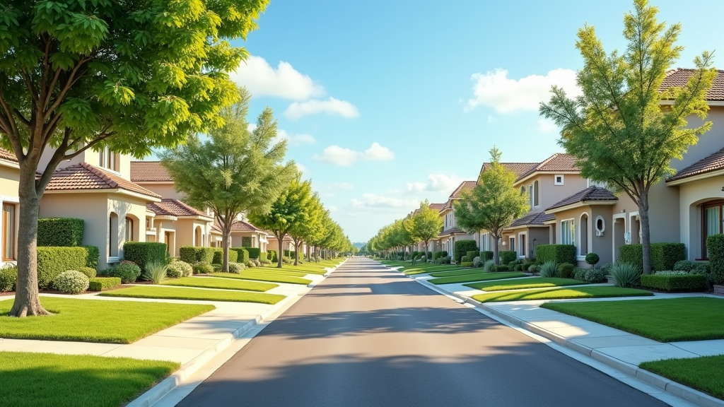 living in the suburbs